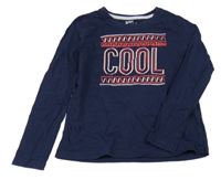 Tmavomodré triko s nápisem Pepperts!