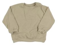 Světlebéžová žebrovaná mikina F&F