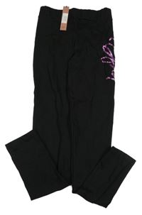 Nové - černé legíny s logem DFND