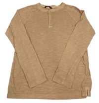 Hnědé melírované triko George