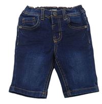 Tmavomodré skinny riflové kraťasy Denim Co.