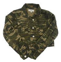 Army riflová crop bunda New Look