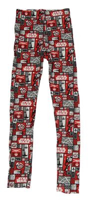Černo-šedé spodní kalhoty se Star Wars C&A