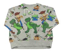 Šedá melírovaná mikina s Toy Story zn. Next