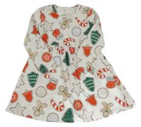Bílé šaty s perníčky PatPat