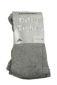 Nové - Šedé melírované punčocháče