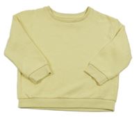 Žlutá žebrovaná mikina Primark