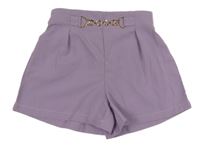 Levandulové kraťasy s řetízkem Shein