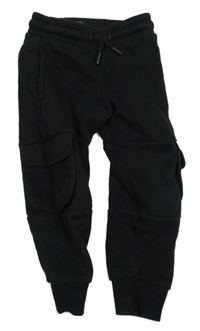 Černé cargo tepláky Primark