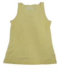 Žlutý žebrovaný top Cherokee