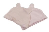 Nové - 2x čepice - Světlerůžová + světlerůžová puntíkatá Dunnes