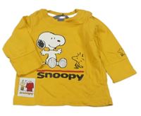 Hořčicové triko se Snoopym H&M