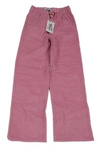 Nové - růžové manšestráky Lily & Dan