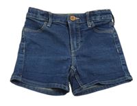 Tmavomodré riflové kraťasy 