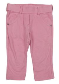 Růžové crop tregíny C&A