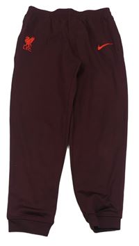 Mahagonové sportovní fotbalové tepláky - L.F.C Nike