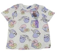 Bílé tričko s Annou a Elsou - Frozen Primark