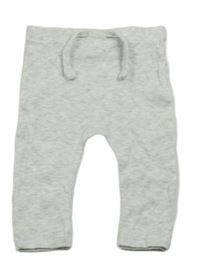 Světlešedé žebrované melírované lehké tepláky Matalan