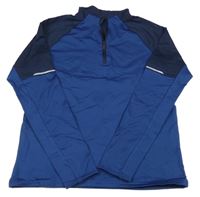 Tmavomodrá thermo mikina H&M