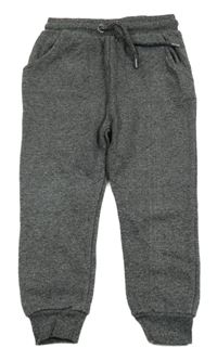 Šedé melírované tepláky Tu