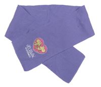 Fialová šála s myškami 