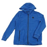 Modrá propínací mikina s kapucí George