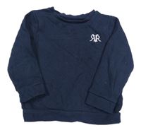 Tmavomodrá mikina s logem River Island