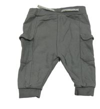 Šedé cargo tepláky Nutmeg