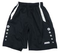 Černo-bílé sportovní kraťasy JAKO