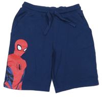 Tmavomodré teplákové kraťasy se Spidermanem LC Waikiki
