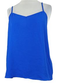 Dámský safírový volný top zn. Topshop 