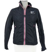 Dámská tmavomodrá šusťáková jarní bunda Superdry 