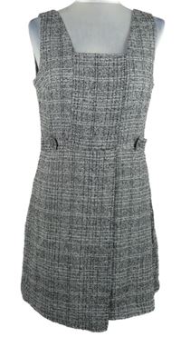 Dámské černo-bílé vzorované šaty New Look 