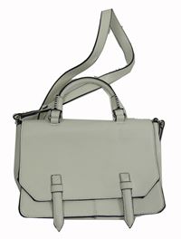 Dámská bílá koženková aktovková kabelka Topshop 