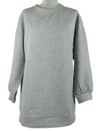 Dámská šedá vzorovaná mikinová tunika C&A