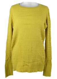 Dámský žlutý vzorovaný svetr Next vel. 18T