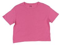 Růžové crop tričko C&A