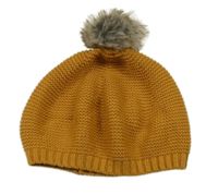 Horřicová čepice s bambulí 