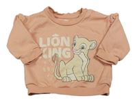 Světlerůžová mikina Lví král Disney