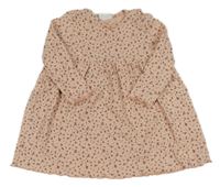 Světlerůžové květinové šaty Firetrap