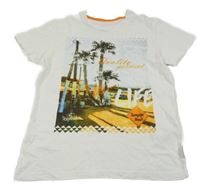 Bílé tričko s obrázkem