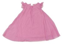 Růžové puntíkaté tylové šaty Kiki&Koko