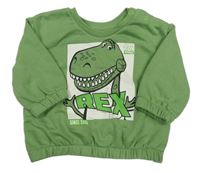 Zelená mikina s dinosaurem Primark