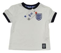 Bílé fotbalové tričko - England 