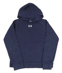 Tmavomodrá mikina s kapucí Under Armour