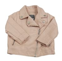 Světlerůžová koženková bunda zn. Primark