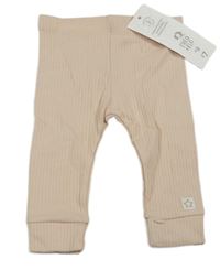 Nové - světlerůžové žebrované tepláky F&F