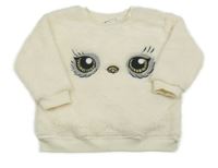 Smetanová chlupatá mikina - Hedvika H&M