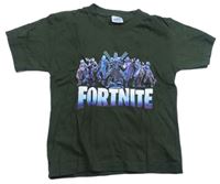 Tmavozelené tričko Fortnite