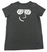 Šedé tričko s brýlemi Primark